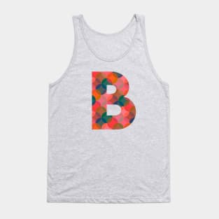 Letter B Initial Tank Top